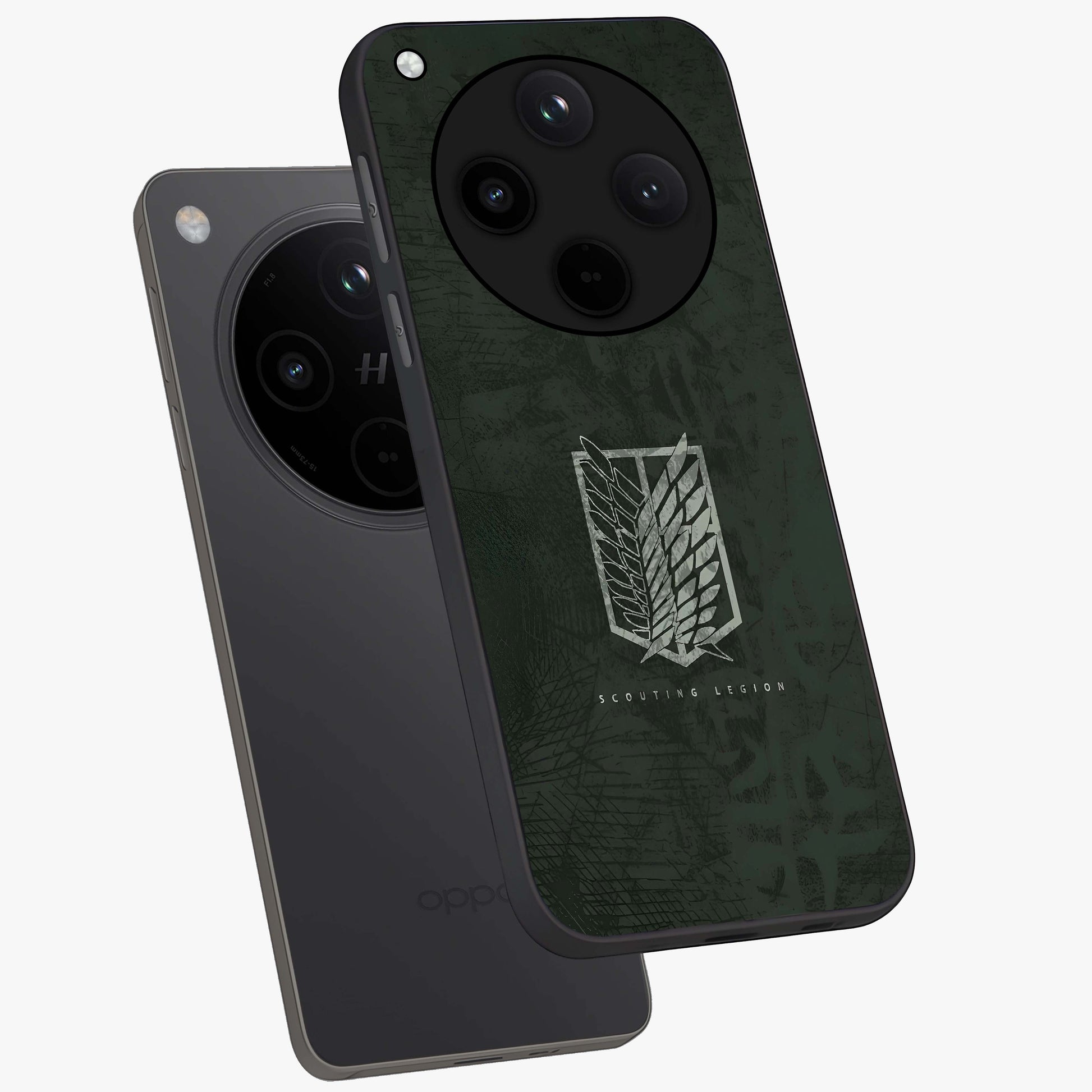 Wings Of Freedom Glass Case displayed in angled mockup highlighting graceful wing design with inspirational aesthetic.