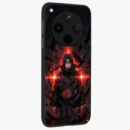 Focused Blade Discipline Glass Case upright view showcasing strong typography statement with sleek motivational theme.