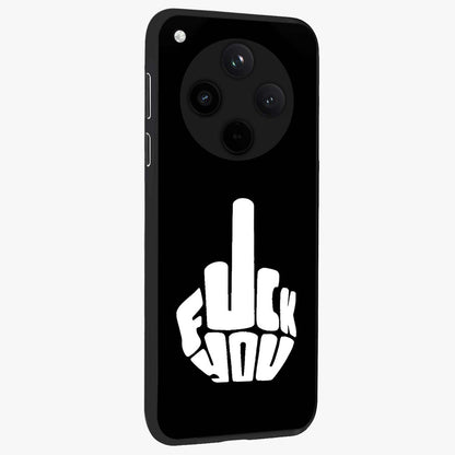 Rebel Mode On Glass Case upright view showcasing striking statement artwork with bold rebellious theme.