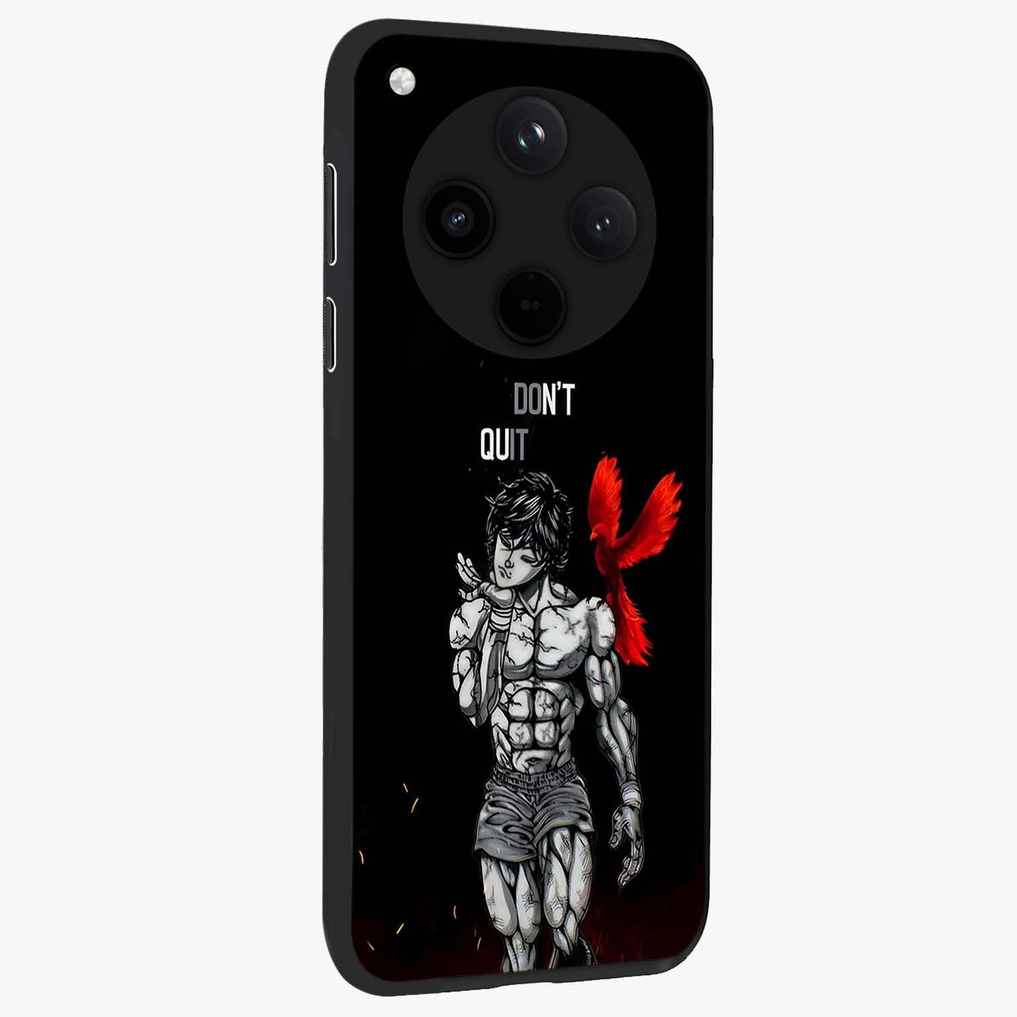 Rise Beyond Limits Glass Case upright view showcasing powerful inspirational artwork with uplifting theme.