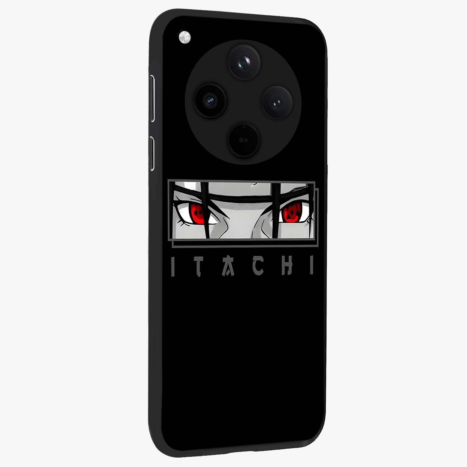Scarlet Gaze Dominance Glass Case upright view showcasing powerful dramatic artwork with dominant artistic theme.