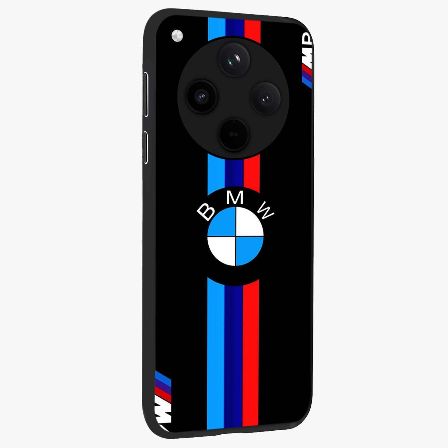 Turbo BMW Beast Glass Case upright view showcasing powerful car artwork with modern motorsport theme.