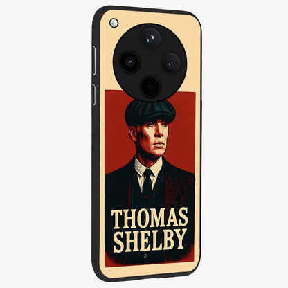 Vintage Mafia Authority Glass Case upright view showcasing dramatic vintage artwork with iconic authority theme.