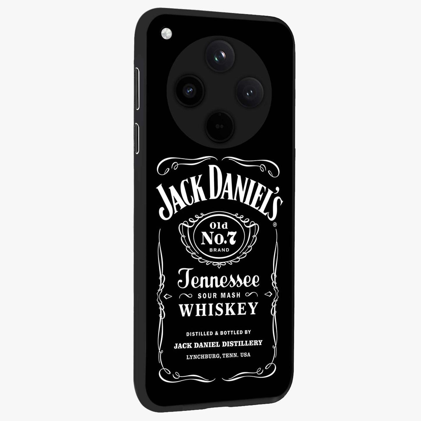 Vintage Whiskey Heritage Glass Case upright view showcasing stylish vintage whiskey artwork with timeless bar culture theme.