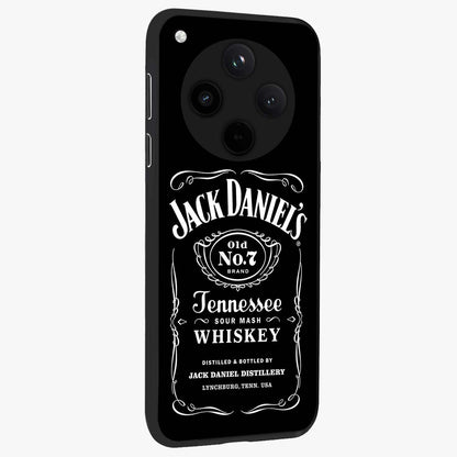 Vintage Whiskey Heritage Glass Case upright view showcasing stylish vintage whiskey artwork with timeless bar culture theme.
