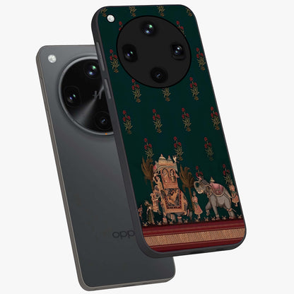 Macmerise Glass Case displayed in angled mockup highlighting trendy graphic design with sleek aesthetic style.