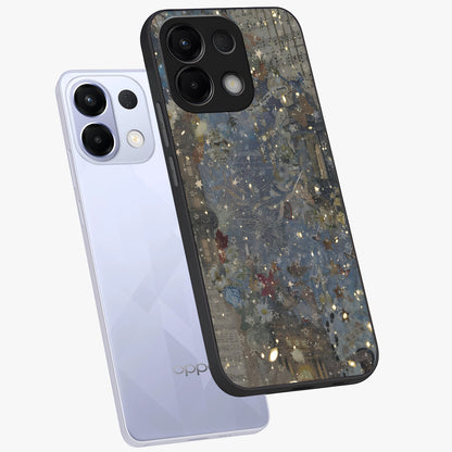 Aesthetic Astrolophia Glass Case displayed in angled mockup highlighting artistic aesthetic elements and smooth glass surface.