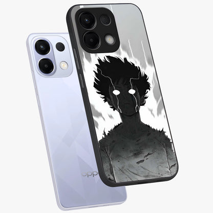 Awakened Inner Rage Glass Case displayed in angled mockup highlighting powerful graphic design and bold artistic theme.