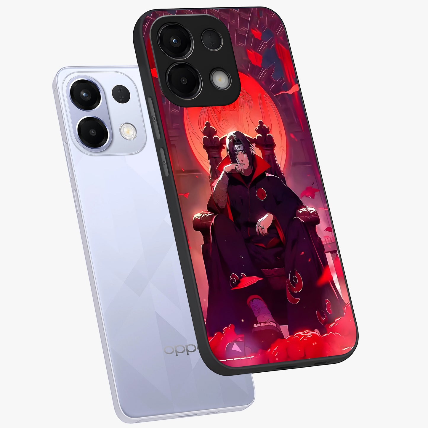 Blood Moon Sovereign Glass Case displayed in angled mockup highlighting dark celestial moon design and dramatic theme.