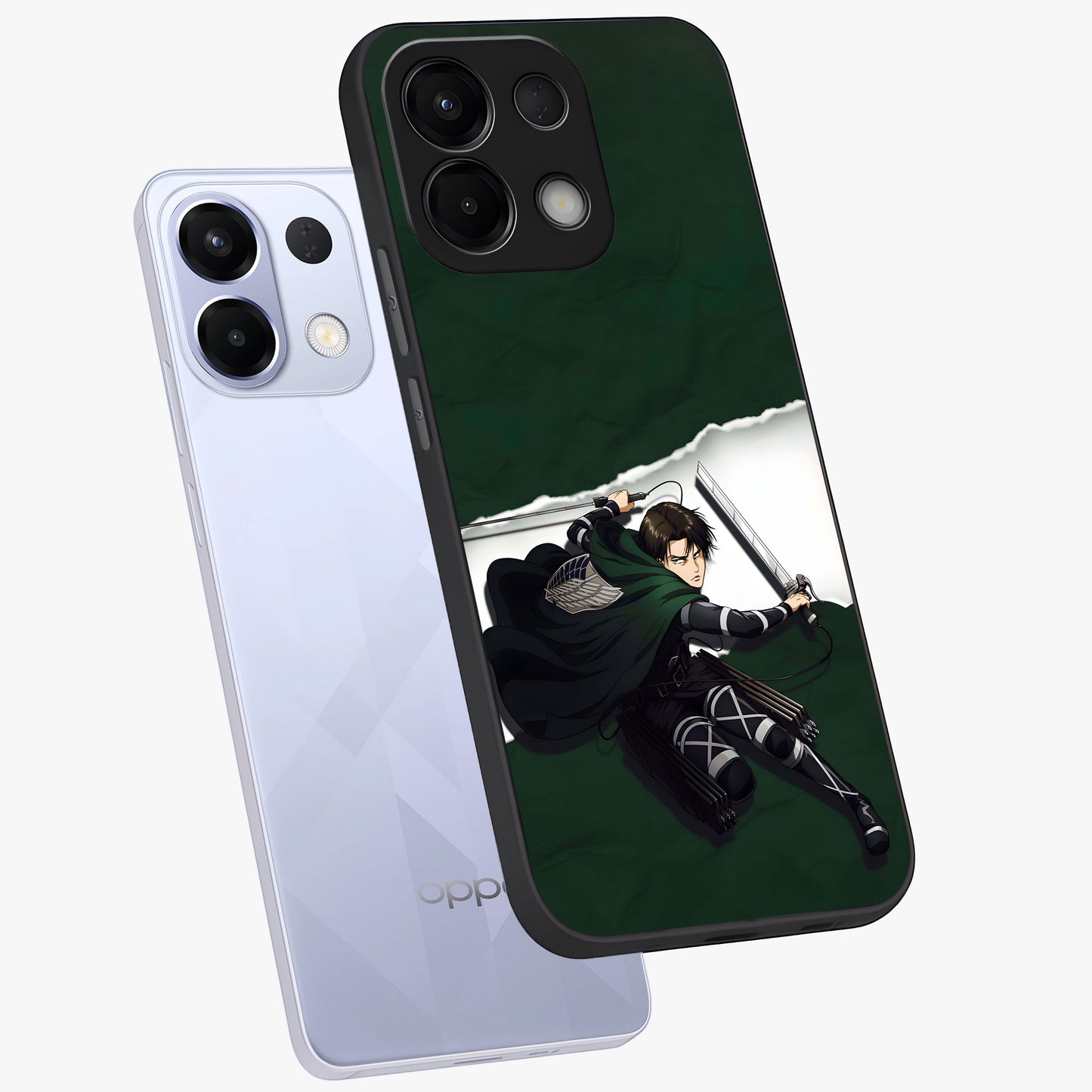 Emerald War Vanguard Glass Case displayed in angled mockup highlighting intense battle inspired design with emerald tone aesthetic.