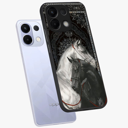 Majestic Ride Legacy Glass Case displayed in angled mockup highlighting sleek vehicle design with bold racing aesthetic.