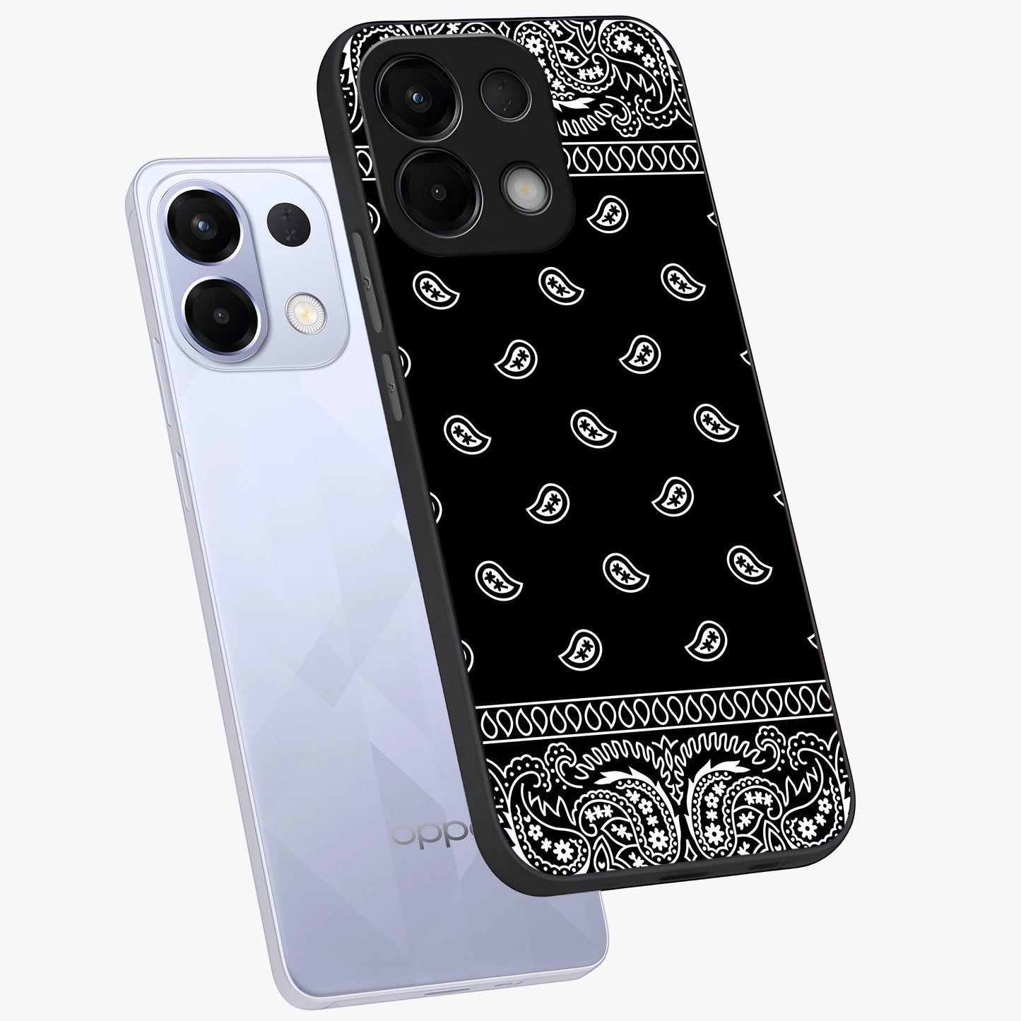 Retro Rebel Threads Glass Case displayed in angled mockup highlighting retro inspired graphic design with rebellious aesthetic.
