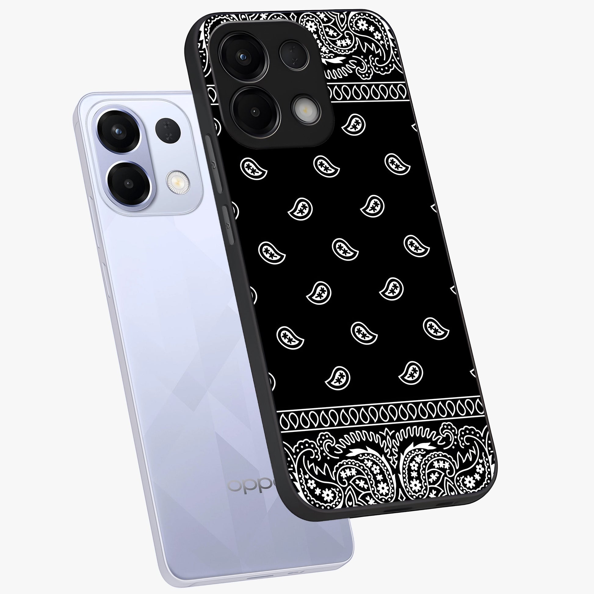 Retro Rebel Threads Glass Case displayed in angled mockup highlighting retro inspired graphic design with rebellious aesthetic.