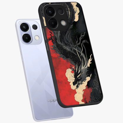 Shadow Dragon Fury Glass Case displayed in angled mockup highlighting powerful dragon illustration with dark fantasy aesthetic.