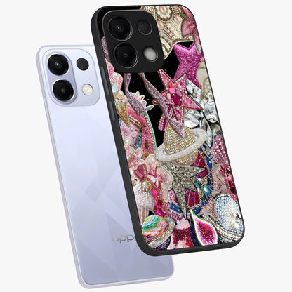 Starlit Jewel Dream Glass Case displayed in angled mockup highlighting glowing celestial jewel design with dreamy aesthetic.