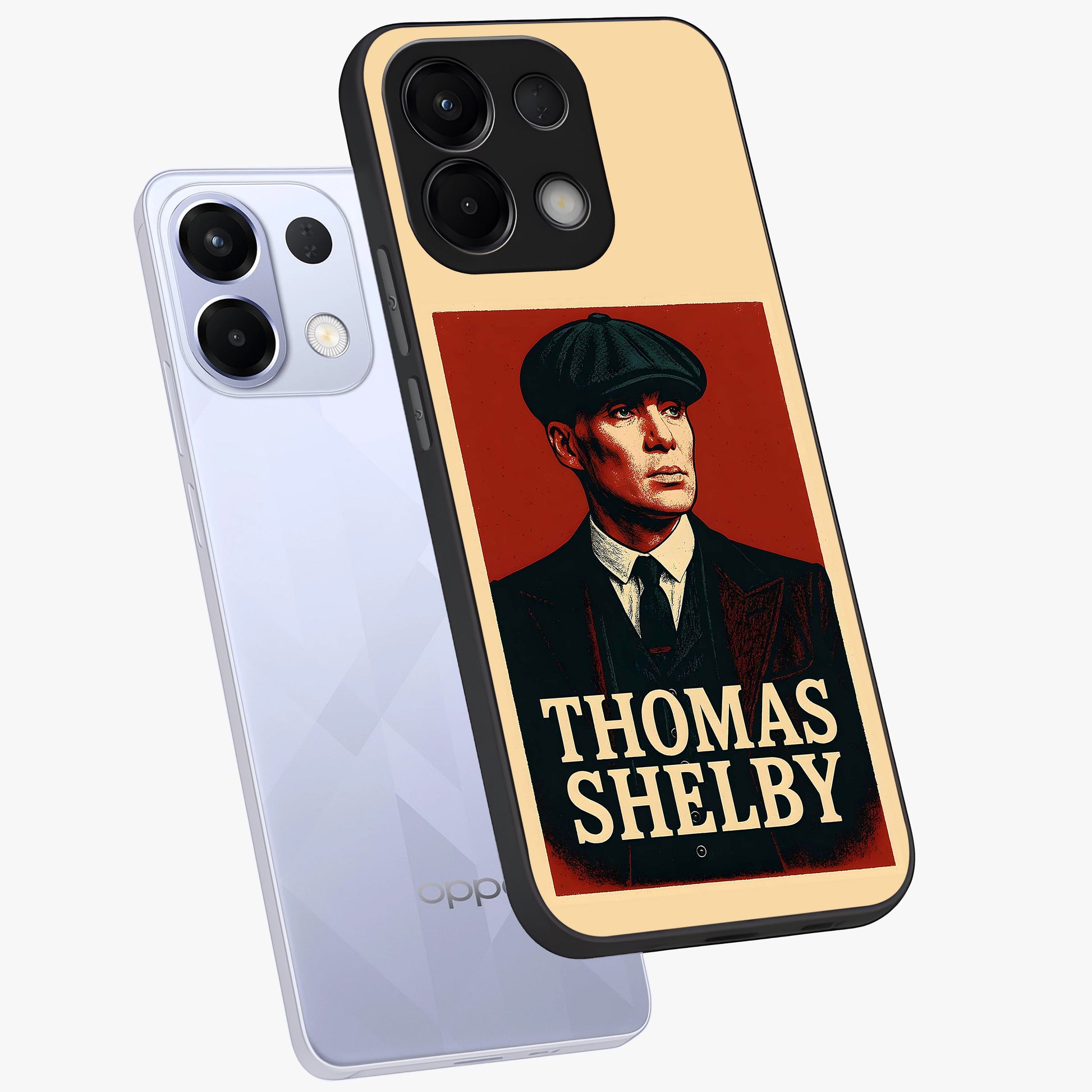 Vintage Mafia Authority Glass Case displayed in angled mockup highlighting powerful retro design with classic gangster aesthetic.