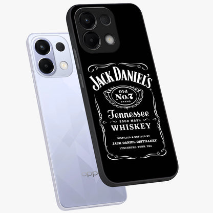 Vintage Whiskey Heritage Glass Case displayed in angled mockup highlighting retro beverage themed design with heritage aesthetic.