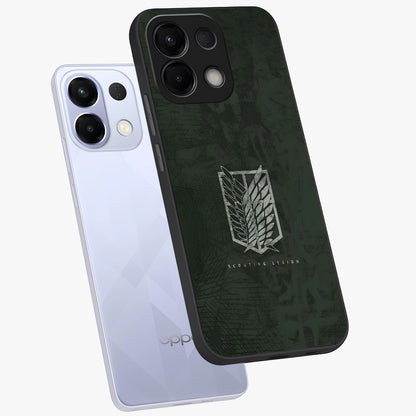 Wings Of Freedom Glass Case displayed in angled mockup highlighting graceful wing design with inspirational aesthetic.