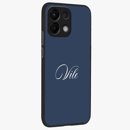 Blue Vintage Floral Pattern Glass Case displayed in angled mockup highlighting classic blue floral pattern and retro aesthetic design.