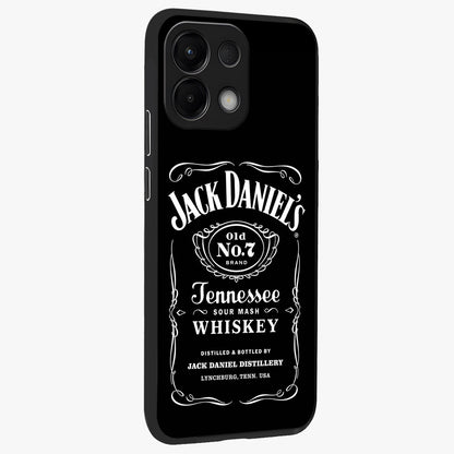 Vintage Whiskey Heritage Glass Case upright view showcasing stylish vintage whiskey artwork with timeless bar culture theme.