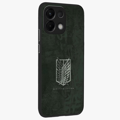 Wings Of Freedom Glass Case upright view showcasing powerful wings artwork with freedom themed design.