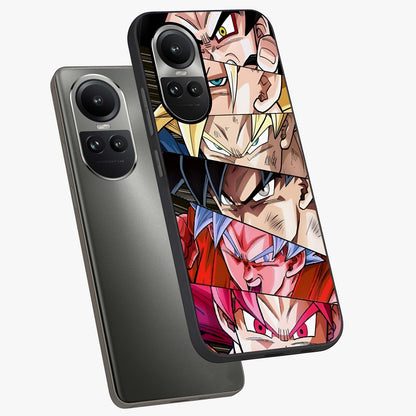 Anime Character Glass Case displayed in angled mockup highlighting colorful anime character illustration.
