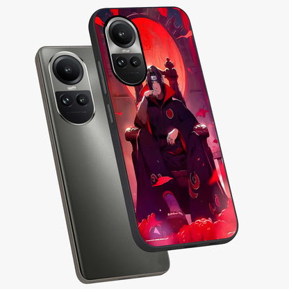 Blood Moon Sovereign Glass Case displayed in angled mockup highlighting dark celestial moon design and dramatic theme.