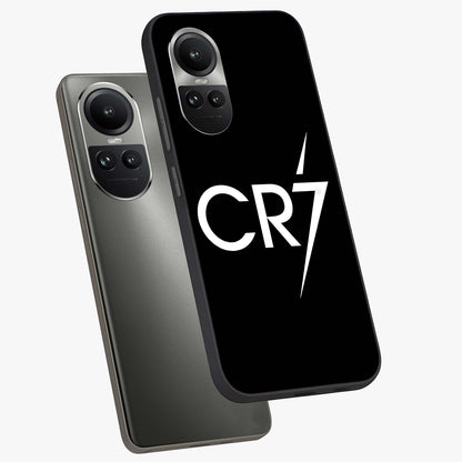 Cr7 Elite Strike Glass Case displayed in angled mockup highlighting powerful sports graphic with bold athletic theme.