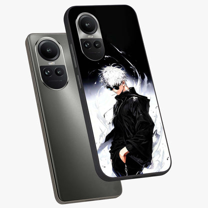 Limitless Shadow King Glass Case displayed in angled mockup highlighting dramatic dark hero design with intense aesthetic.