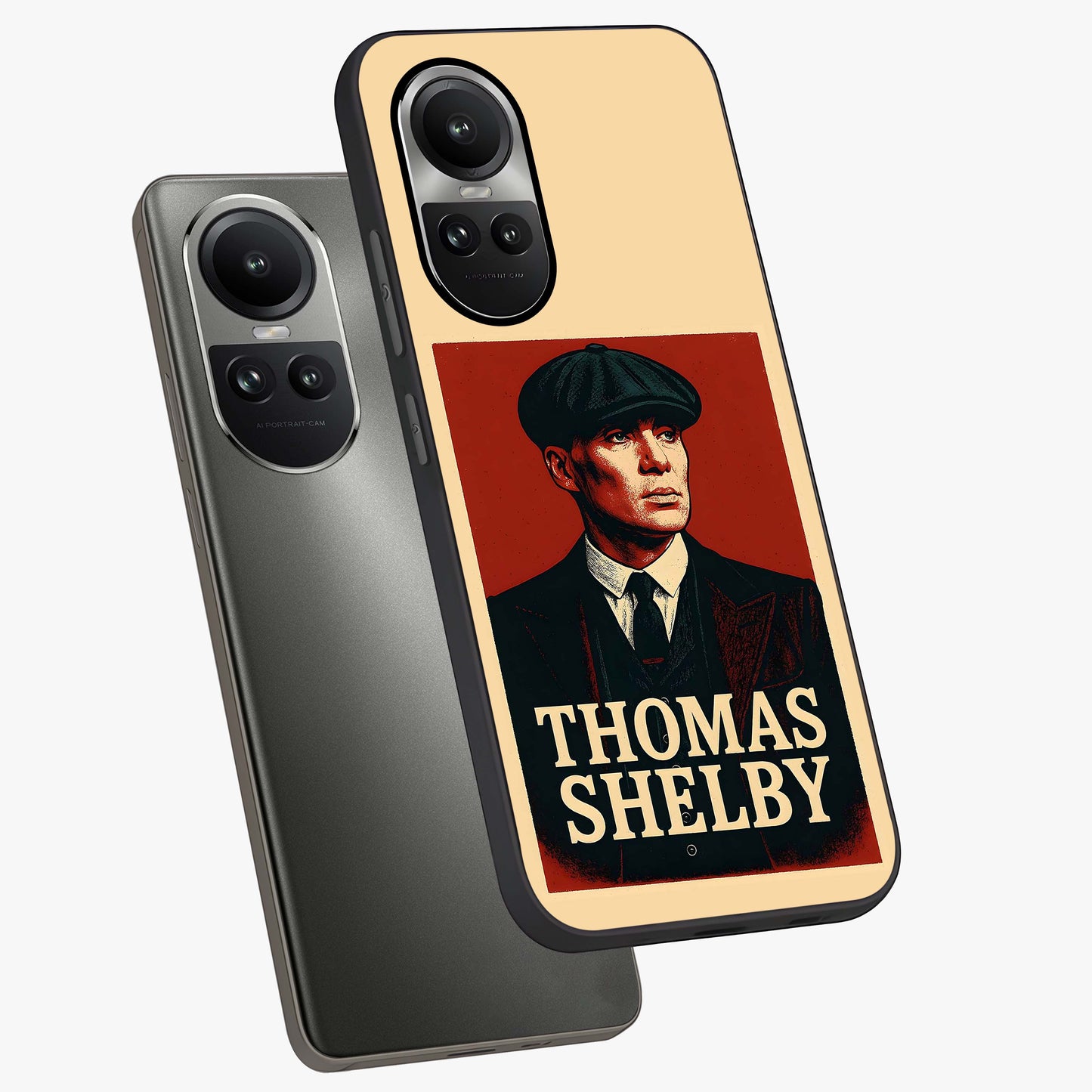 Vintage Mafia Authority Glass Case displayed in angled mockup highlighting powerful retro design with classic gangster aesthetic.