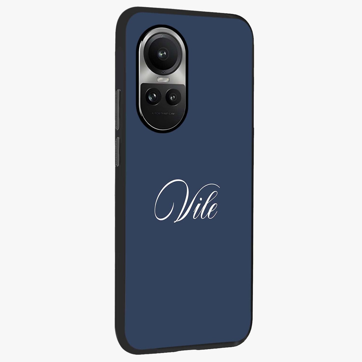 Blue Vintage Floral Pattern Glass Case displayed in angled mockup highlighting classic blue floral pattern and retro aesthetic design.