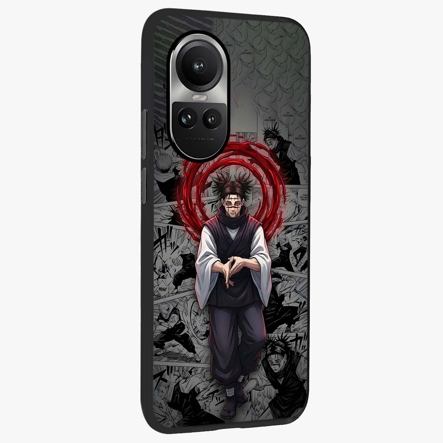 Cursed Ritual Ascension Glass Case upright view showcasing powerful ascension artwork with dark fantasy theme.