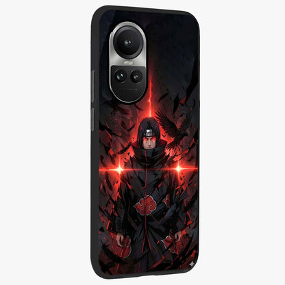 Focused Blade Discipline Glass Case upright view showcasing strong typography statement with sleek motivational theme.