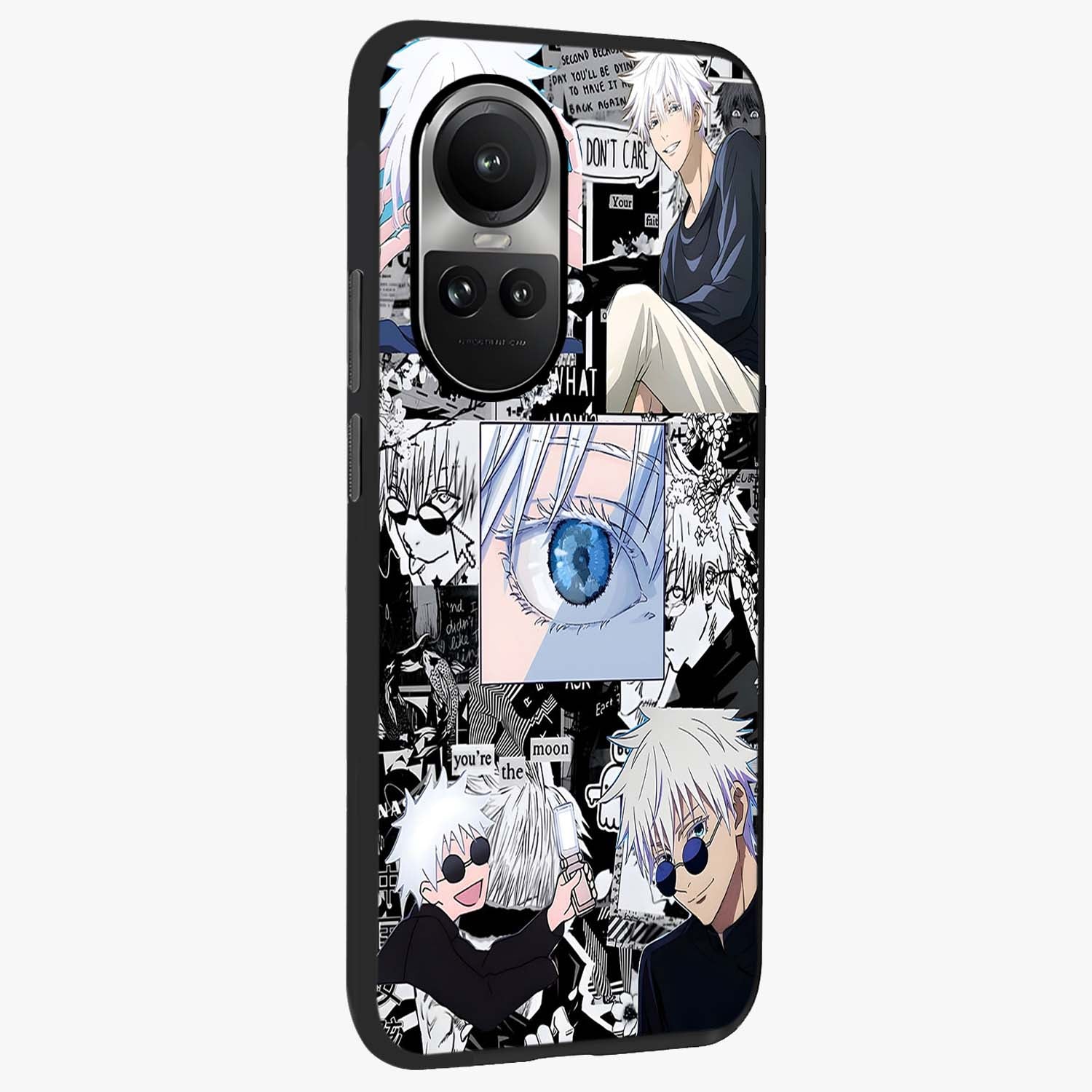 Infinity Sorcerer Chaos Glass Case upright view showcasing dramatic sorcerer artwork with chaotic mystical theme.