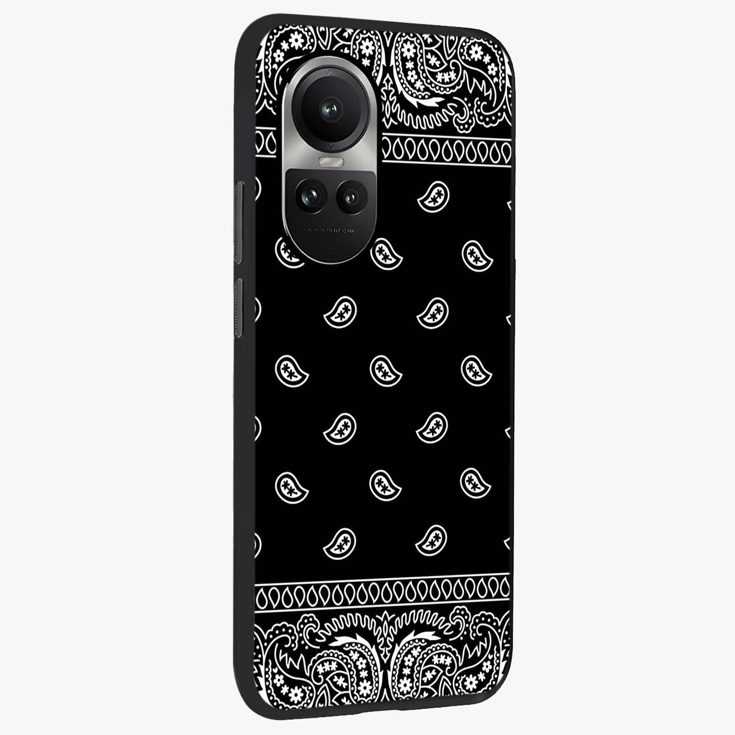 Retro Rebel Threads Glass Case upright view showcasing stylish vintage artwork with bold retro theme.