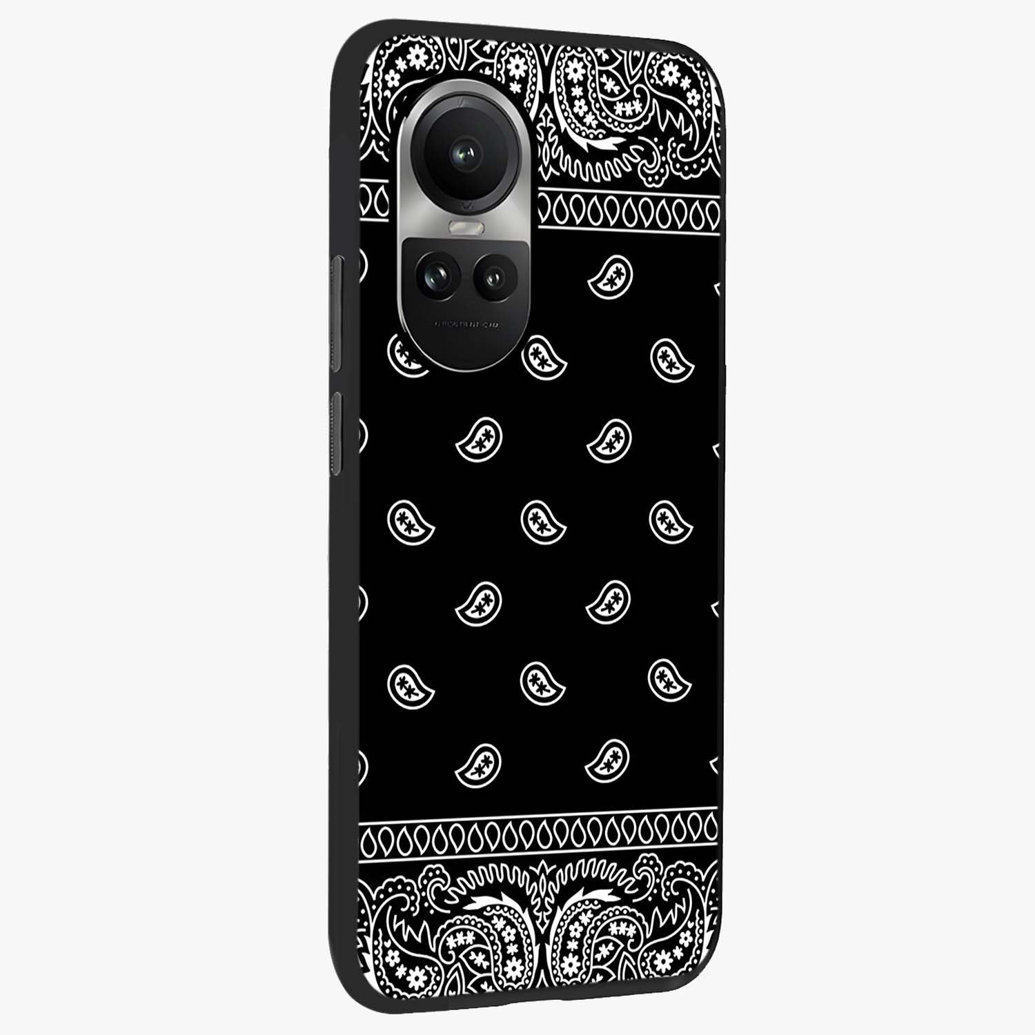 Retro Rebel Threads Glass Case upright view showcasing stylish vintage artwork with bold retro theme.