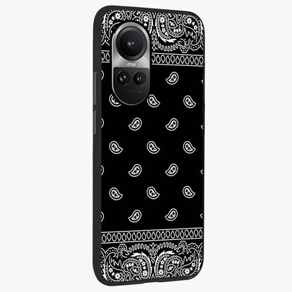 Retro Rebel Threads Glass Case upright view showcasing stylish vintage artwork with bold retro theme.