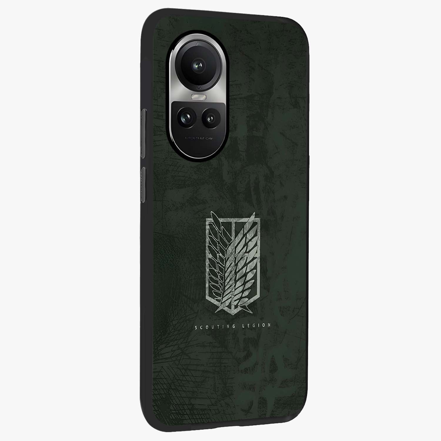 Wings Of Freedom Glass Case upright view showcasing powerful wings artwork with freedom themed design.