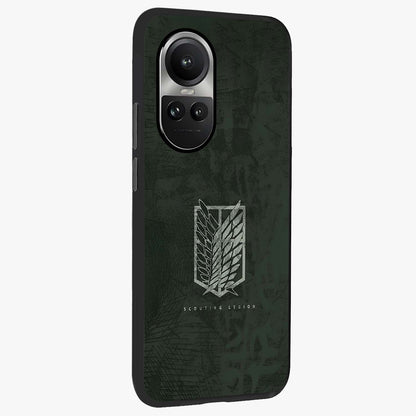 Wings Of Freedom Glass Case upright view showcasing powerful wings artwork with freedom themed design.