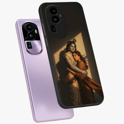 Divine Eternal Love Glass Case displayed in angled mockup highlighting elegant divine inspired design with peaceful aesthetic.