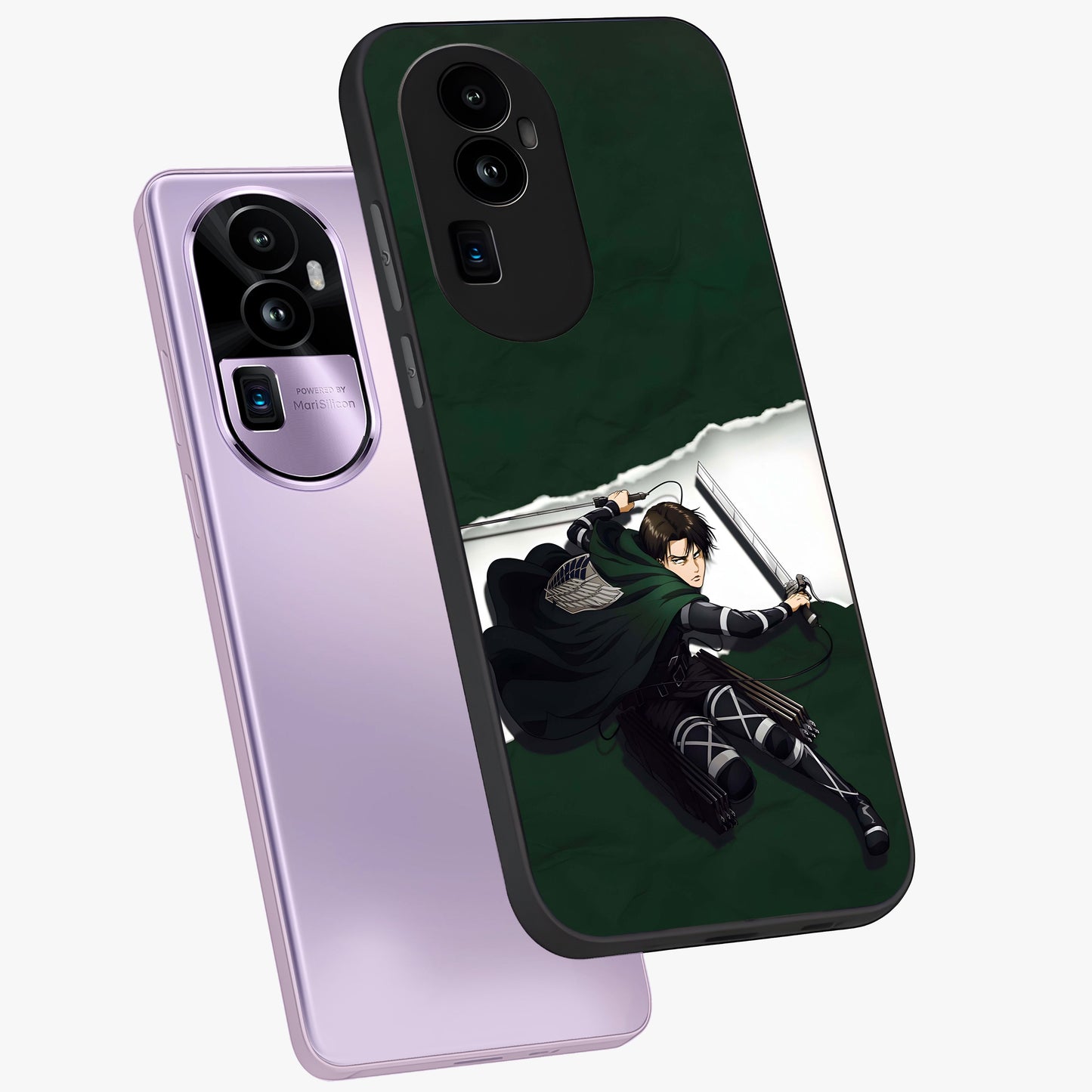 Emerald War Vanguard Glass Case displayed in angled mockup highlighting intense battle inspired design with emerald tone aesthetic.