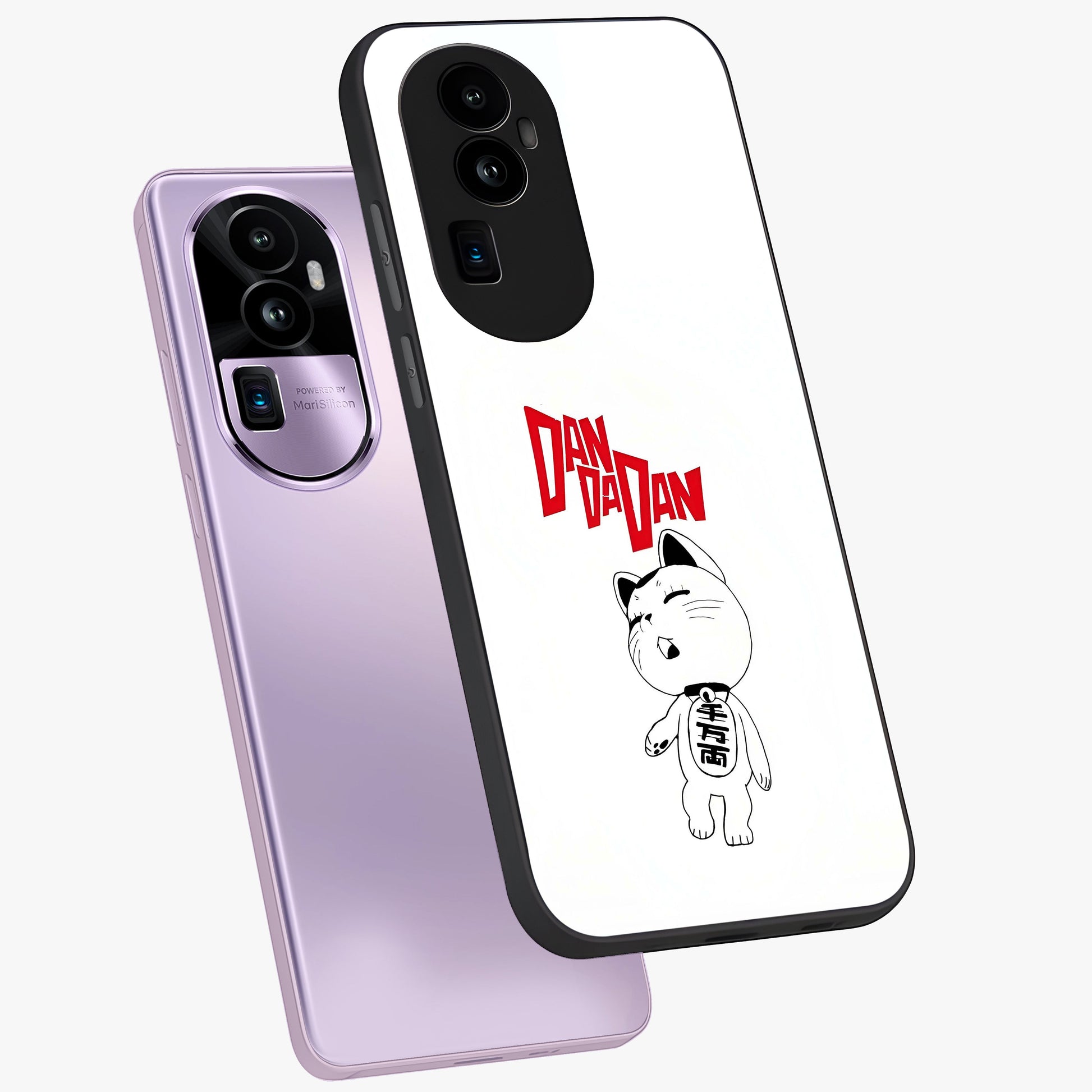 Playful Spirit Charm Glass Case displayed in angled mockup highlighting lively decorative design with playful aesthetic style.