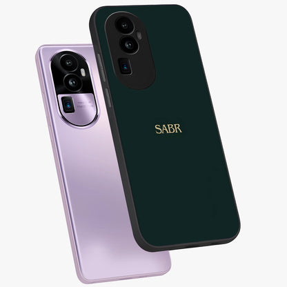 Sabr Minimal Patience Glass Case displayed in angled mockup highlighting simple inspirational design with clean aesthetic style.