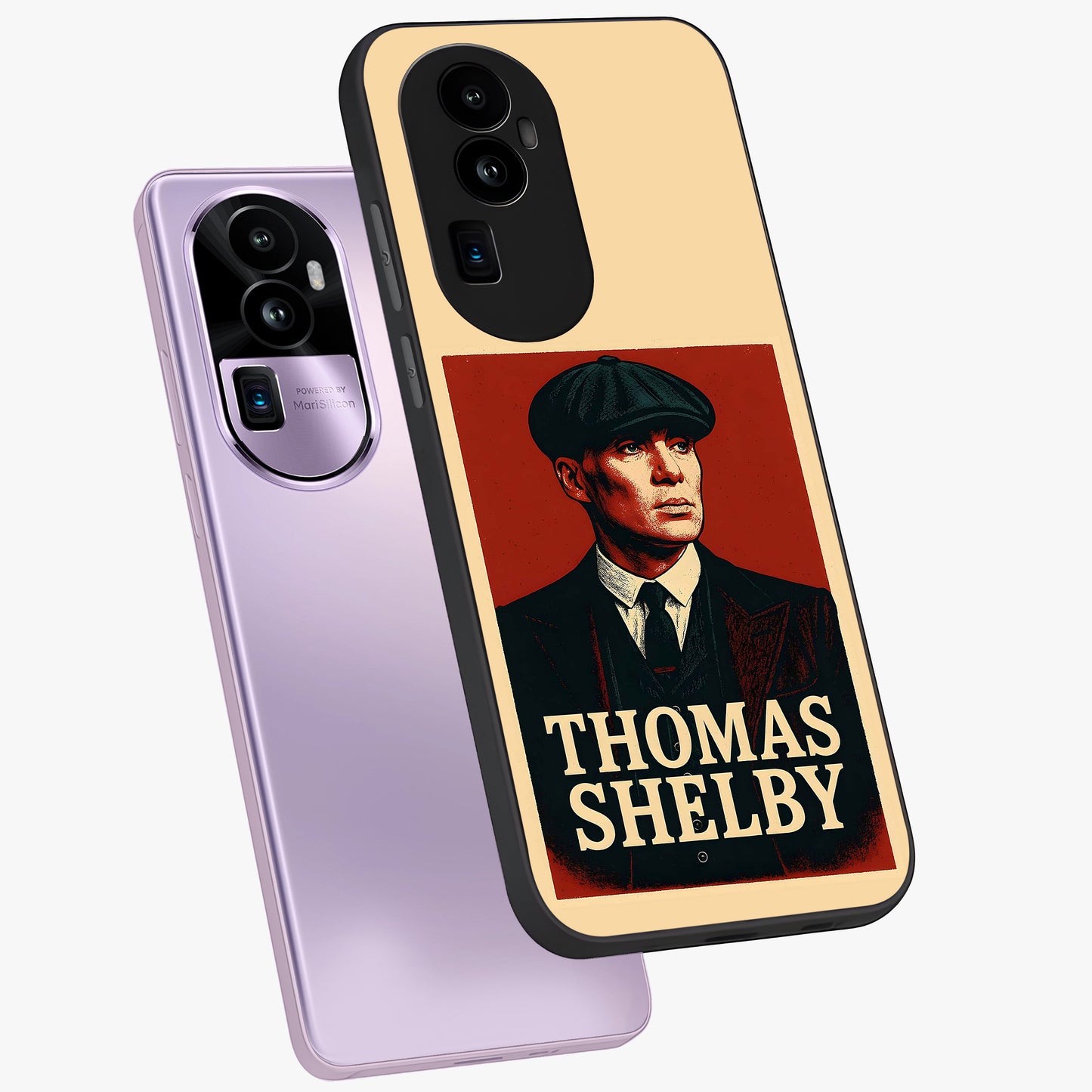 Vintage Mafia Authority Glass Case displayed in angled mockup highlighting powerful retro design with classic gangster aesthetic.