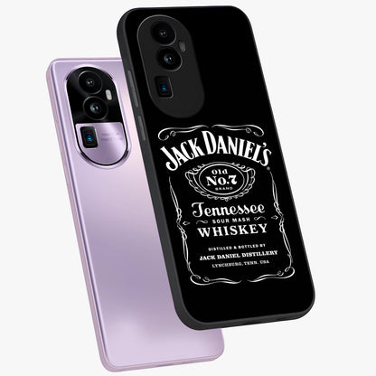 Vintage Whiskey Heritage Glass Case displayed in angled mockup highlighting retro beverage themed design with heritage aesthetic.