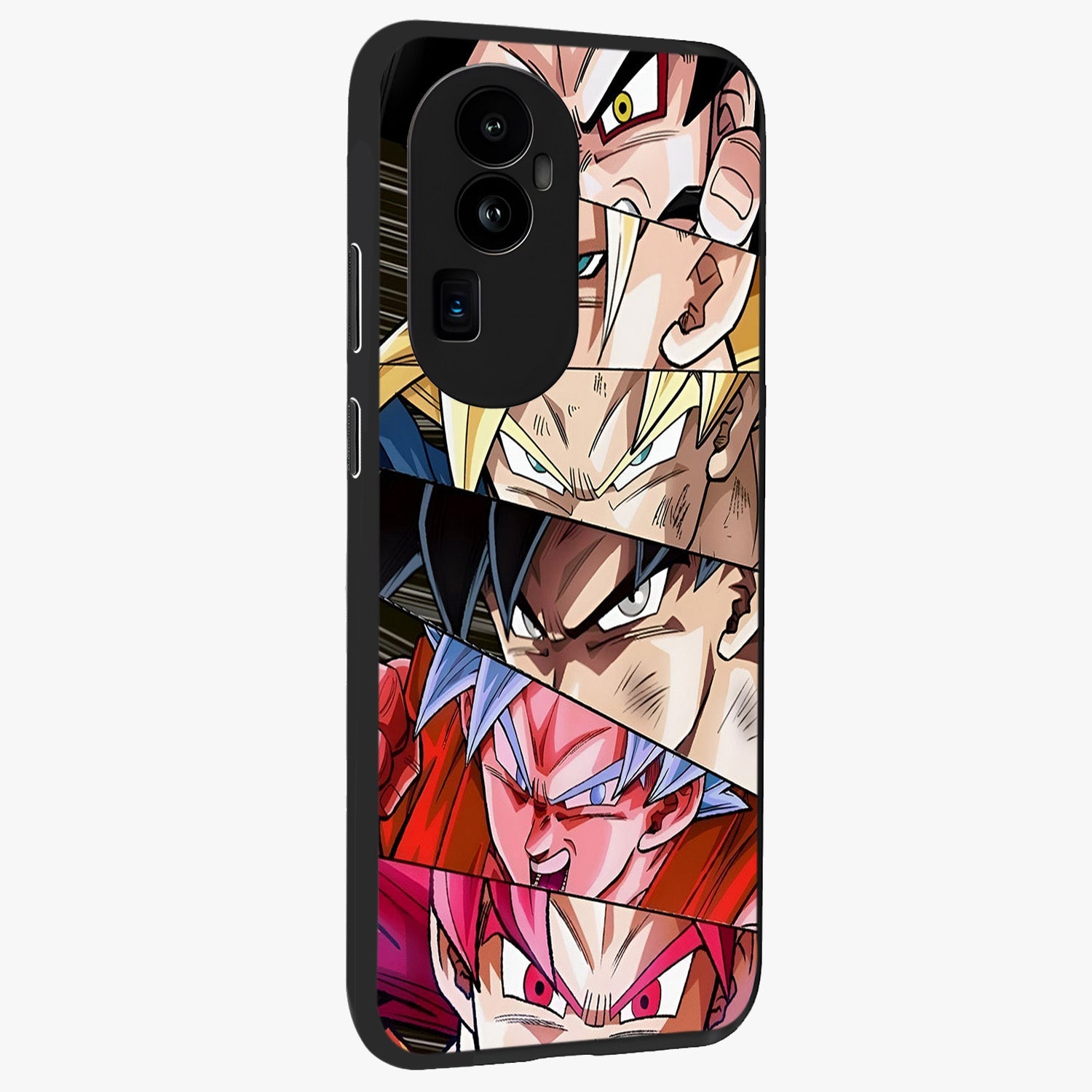 Anime Character Glass Case upright view showcasing expressive anime artwork with bold graphic style.