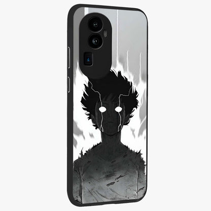 Awakened Inner Rage Glass Case upright view showcasing dramatic artwork with strong expressive aesthetic.