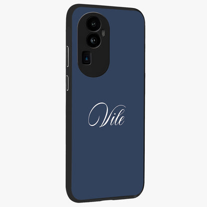 Blue Vintage Floral Pattern Glass Case displayed in angled mockup highlighting classic blue floral pattern and retro aesthetic design.