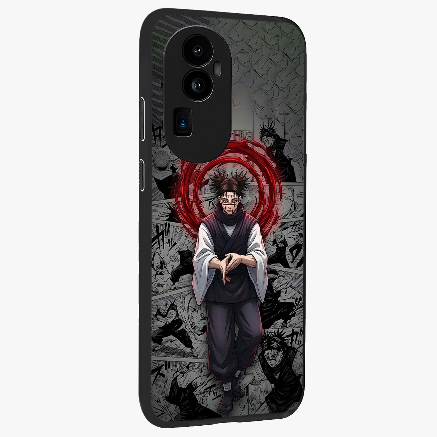 Cursed Ritual Ascension Glass Case upright view showcasing powerful ascension artwork with dark fantasy theme.