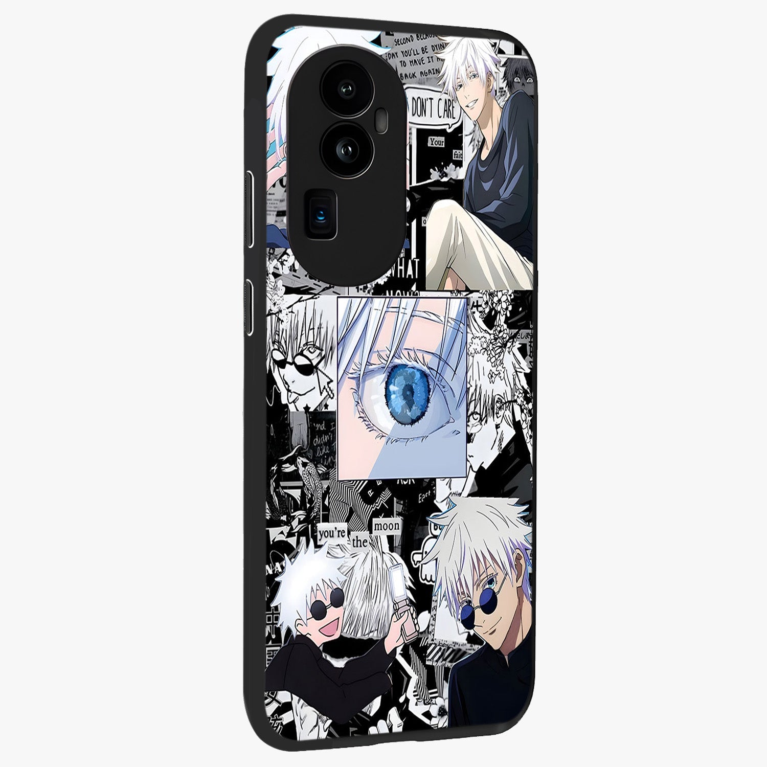 Infinity Sorcerer Chaos Glass Case upright view showcasing dramatic sorcerer artwork with chaotic mystical theme.